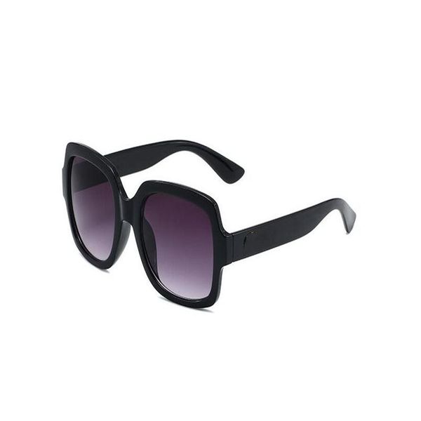 

fashion designer women sunglasses large square frame goggles uv protection eyewear popular avant-garde style 312246l, White;black