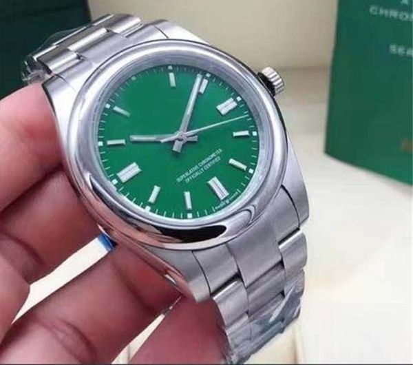 

41mm 36mm mens watches with sapphire automatic movement watchs montre luxe wristwatches men designer watchs women reloj fashion blue green, Slivery;brown