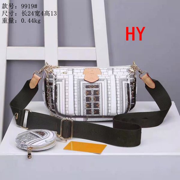 

handbag luxury brand shoulder crossbody bag tote purse handbags message bags classic pu leather old flower women's designers damier wal