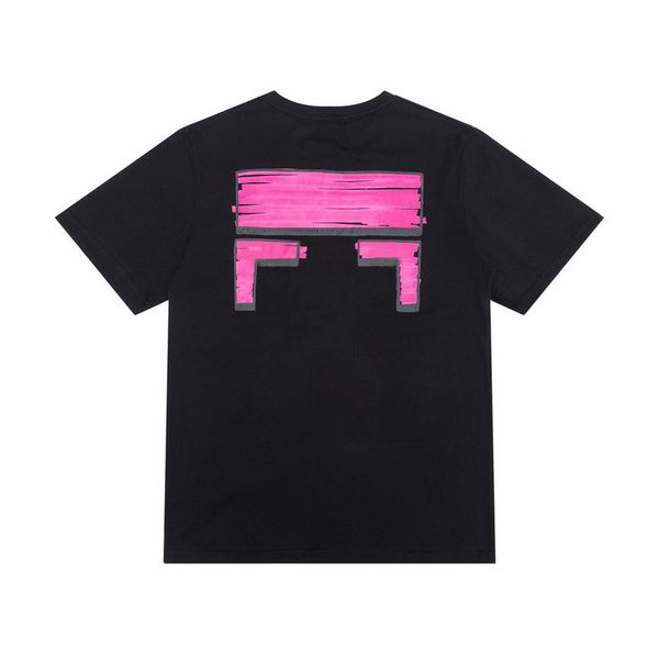 

summer mens fashion t shirts loose tees designers offs brands man women casual t-shirt luxury clothing street shorts sleeve letter arrow bl, White;black