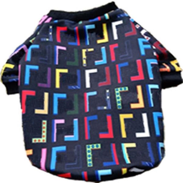 

2021 fashion dog apparel classic design pet clothing autumn summer teddy printed cloth298w