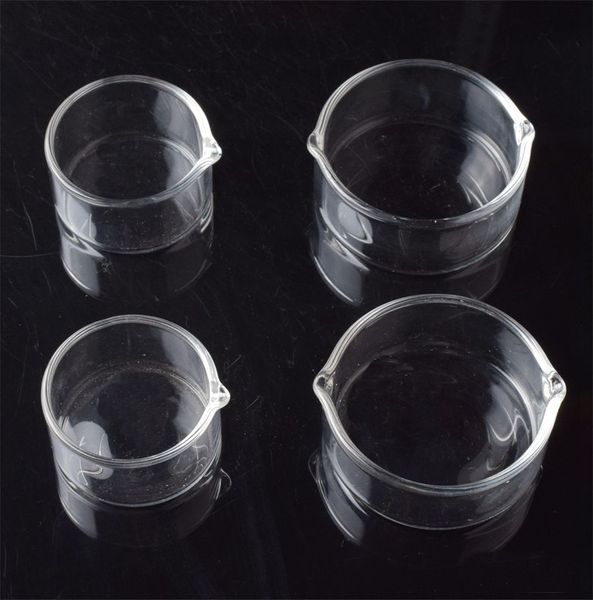 Prato de cera de vidro de fumar pratos de cinzeiro de Dabber para néctar kit de coletor de palha de petróleo de petróleo
