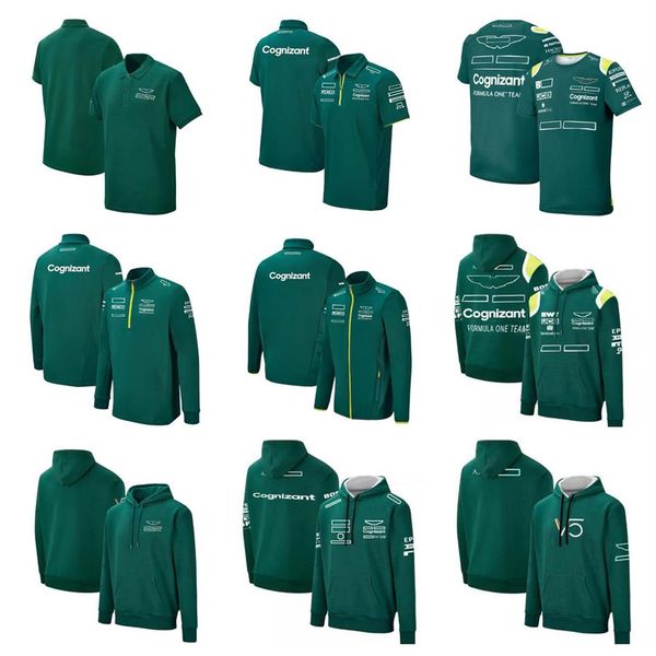 

summer short-sleeved t-shirt 2022 new f1 formula one car polo shirt team sweater with the same custom263n