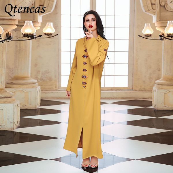 

ramadan abaya dubai caftan marocain eid mubarak abayas for women turkish muslim dress islam kaftan robe kimono djellaba femme, Red