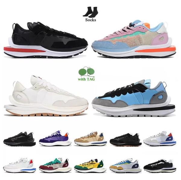 

vaporwaffle pegasus sail gum women mens running shoes with socks ldwaffle black red sesame blue void navy fragment wolf grey undercover game