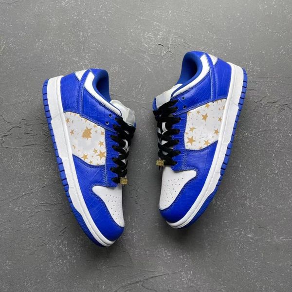 

shoes casual kateboard shoe blue star co-branded series limited edition designer independent brand women men high low trainer