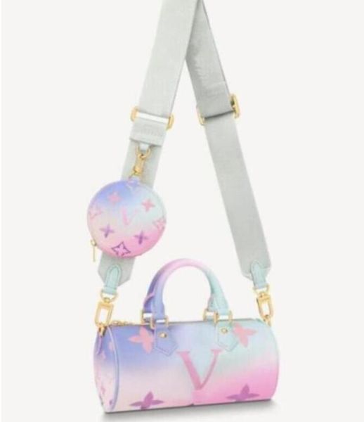 

designers bag boston papillon bb crossbody bags embossed womens detachable strap fashion cross body handbag round coin purse shoulder design