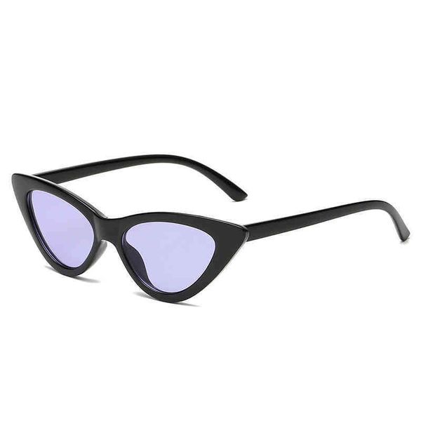 

2022 new fashion cat's eye sunglass personalized ocean sunglass trend sunglass, White;black
