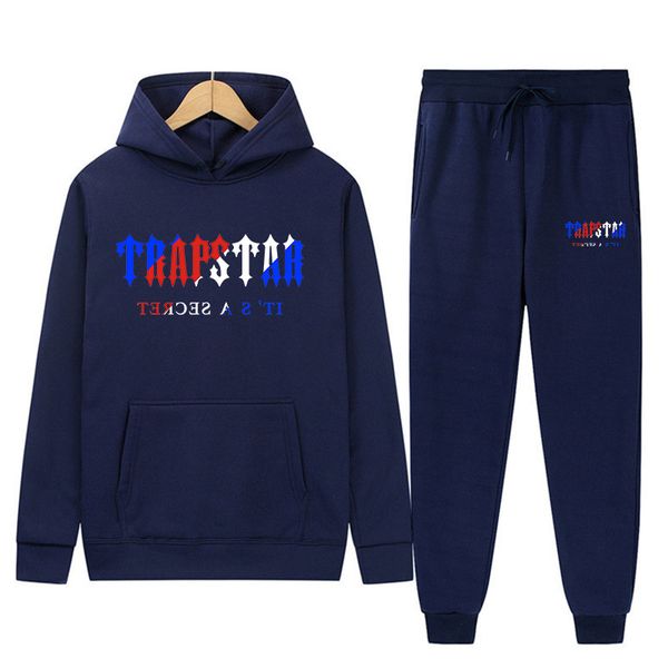 Designer-Trainingsanzug der Marke TRAPSTAR, bedruckt, Herbst-Winter-Sportbekleidung, Pullover, Hoodies, lässige Herrenbekleidung, Outdoor-Lauf-Basketball-Top