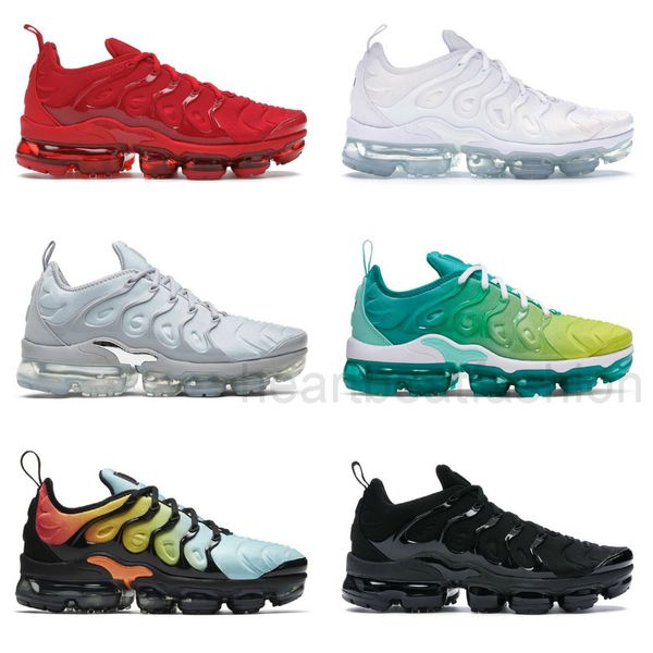 

2022men women tn plus running shoes triple black white psychic pink pure platinum summer gradient sunset metallic gold mens trainers outdoor