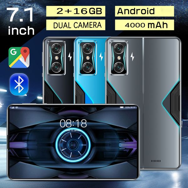 7.1inch Tablet 2GB RAM 16GB ROM Çift SIM 3G WCDMA Business Android Oyun Kamera Çalışma Çalışması WiFi GPS PC Taşınabilir K50