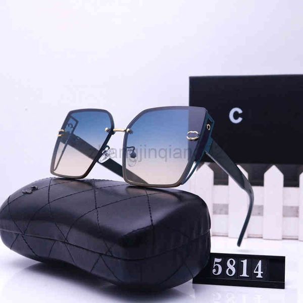 

designer channel sunglass luxurious fashion new women's mens high end personalized versatile travel driving high definition summer sung, White;black