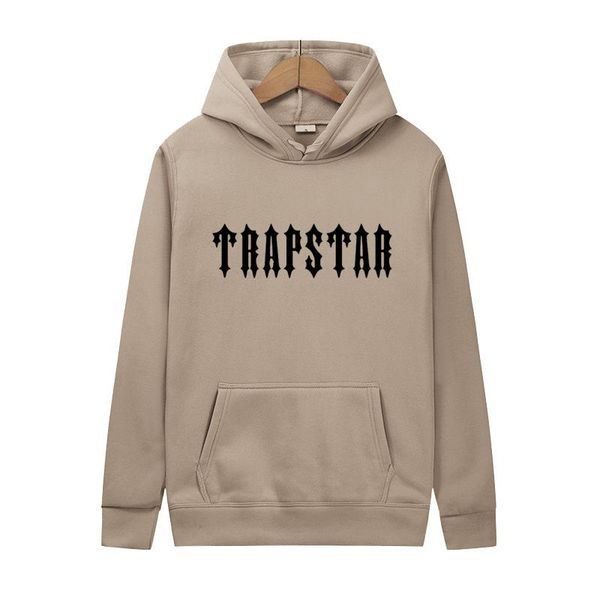 Мужские толстовины дизайнерские бренды высококачественная новая Trapstar London Hoodie Homme Cotton Осенняя зима