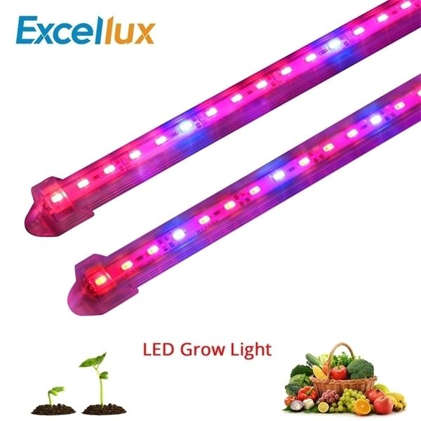 2pcslot LED Grow Light Luz de espectro completo 12V IP67 Propertável 5630 bar para Rium Gardent Greenhouse Plant Lâmpadas de cultivo Y200917