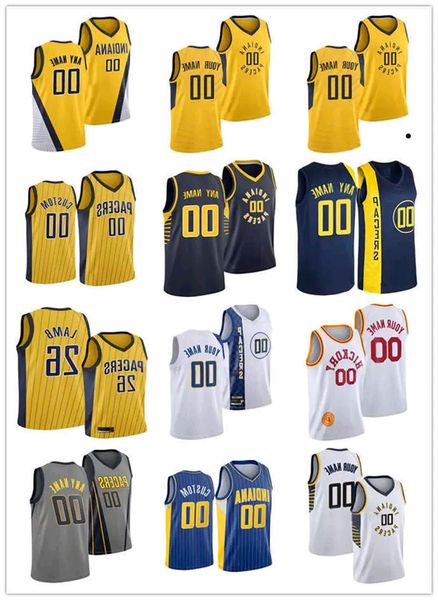 

custom mens womens indiana''pacers''jersey 88 goga bitadze 12 oshae brissett 13 torrey craig 3 chris duarte basketball j, Black;red