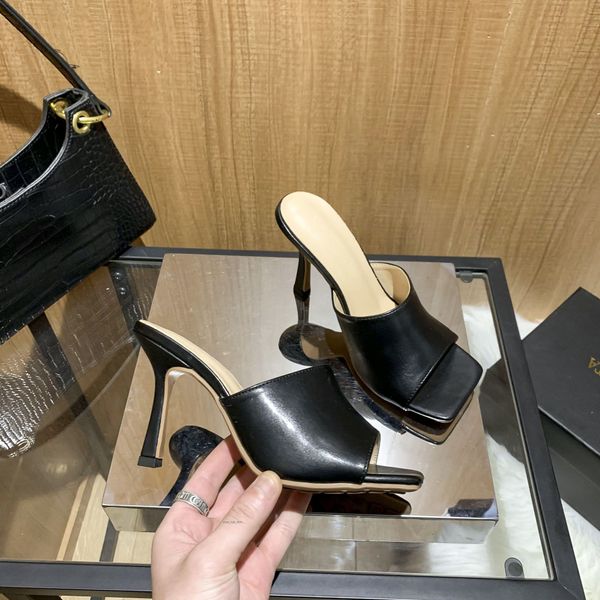 

women sandals high heels rubber slide sandal platform slipper heel height shoes summer embossed flip flops 35-40, Black