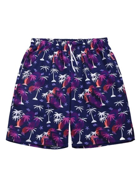 

romwe guys tropical print shorts n8uh#, White;black