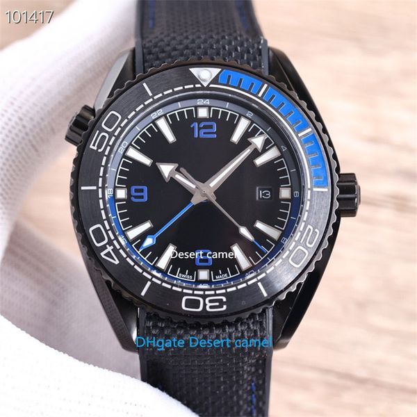 

men's watches 45.5mm 600m automatic mechanical watch 300m sea 316l om factory made cal8900 movement sapphire fashion diving wristwatch-, Slivery;brown