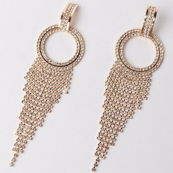 

dangle earrings with tassel for lady women party wedding lovers gift engagement jewelry for bride, Silver