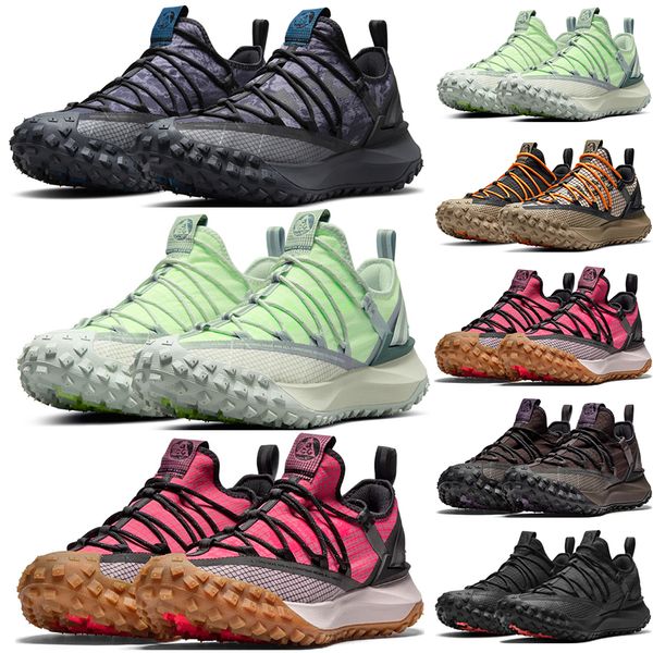 

acg mountain fly low mens womens running shoes outdoor black anthracite adventure flash crimson fossil rock climbing green abyss men trainer