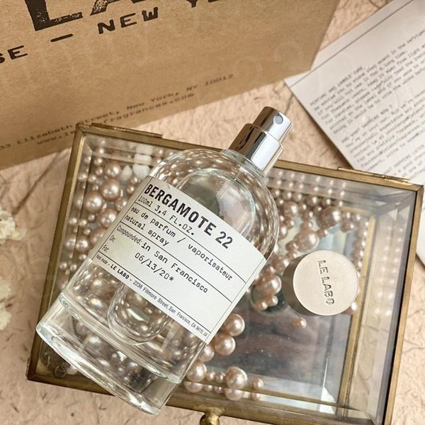 

sales 100ml famous perfume le labo cologne for men women bergamote 22 long lasting amazing smell portable fragrance fast delivery