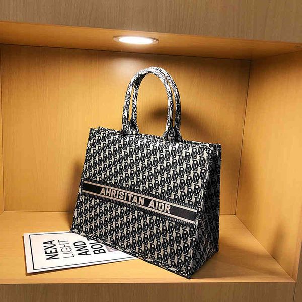 

star bag women's new embroidery travel tote bag one shoulder portable large capacity shopping bag purses_478m
