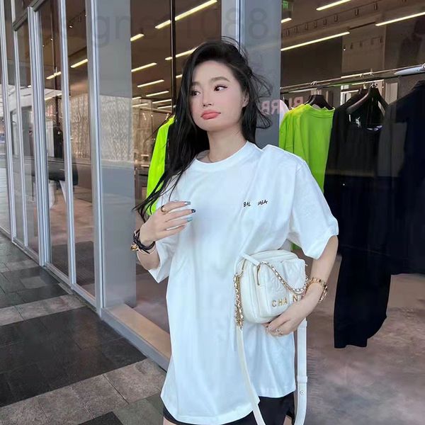 

women's t-shirt designer spring and summer 2022 new versatile loose short sleeve t-shirt fashion br clothes for men women 6imz, White