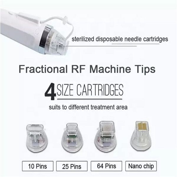 Acessórios de RF fracionários Microneedle Radio -Frequency Microneedling RF Dicas de cartuchos Cartuchos