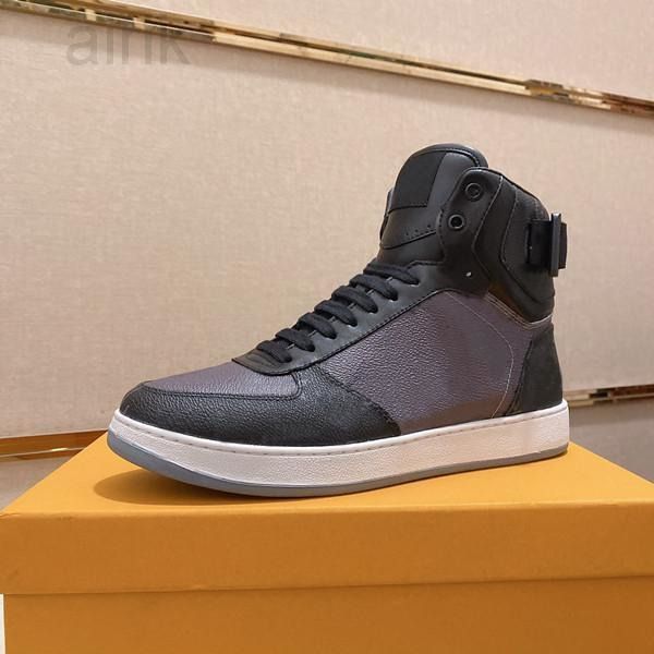 

rivoli high shoe trainers lace up white calfskin luxurys designers sneaker runner vintage leather run away casual shoes, Black