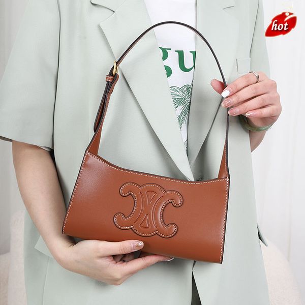 

factory online export designer brand bag handbag leather women's triumphal armpit 2022 new fashion sense