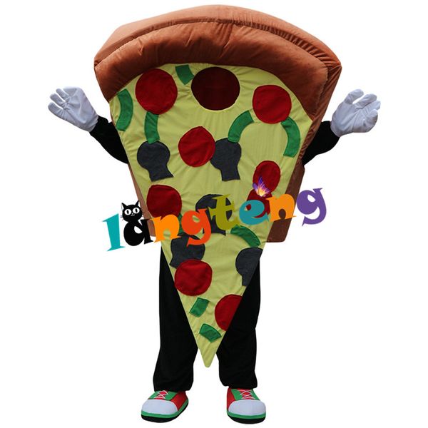 Costume della bambola della mascotte 912 Costumi della mascotte della pizza Costumi dell'alimento per adulti per il fumetto del vestito operato dagli adulti