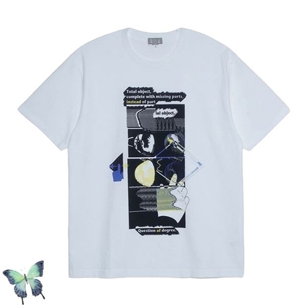

summer cav empt geometric abstract cotton t-shirt men women casual t shirt street washed t-shirts 210420, White;black