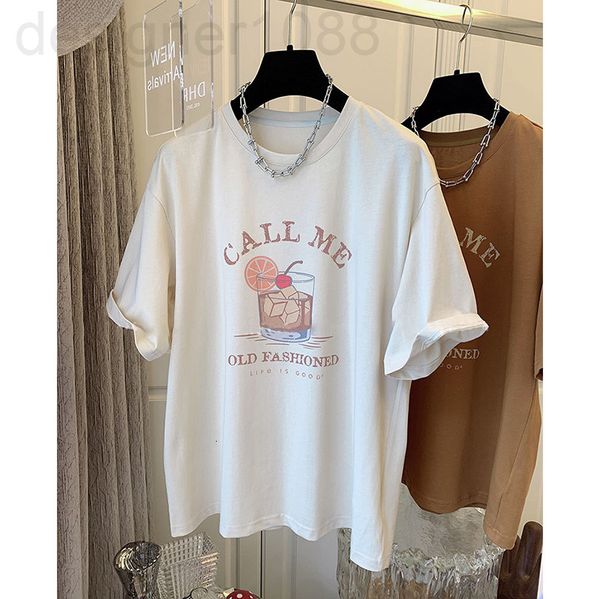 

women's t-shirt designer han chunxia college new style printed short sleeve t-shirt su6r, White