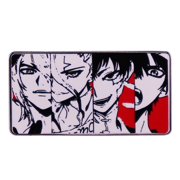 

japanese anime dr.stone enamel pins cool brooch for clothing backpack lapel badges collection fashion jewelry accessories gifts, Blue