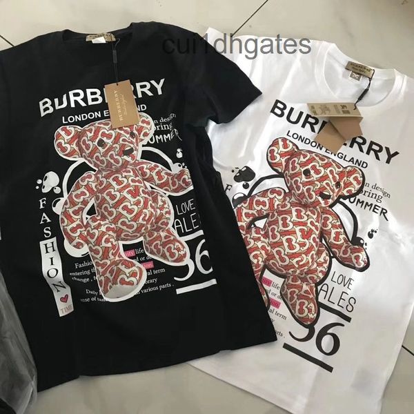 

2022 designer classic t shirt and polo shirts 22 spring summer pop tb series baolichao br short sleeved teddy, White;black