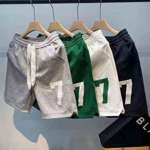 

summer men's thin loose shorts net red same casual sports pants beach, White;black