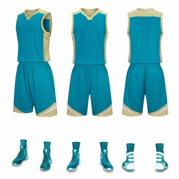 

nb0123 basketball jersey sport wears athletic outdoor apparel college, Black