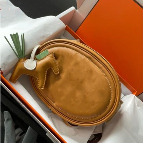 

pig nose bag 2022 new fashion waist bag chest oval mobile phone cowhide women's single shoulder messenger small square bag z02