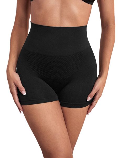 

high waist shapewear panty o5oe#, Black;red