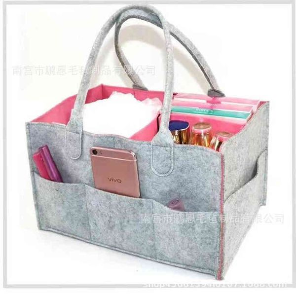 

felt baby products diaper storage bag plus doggy felt mommy basket 220518