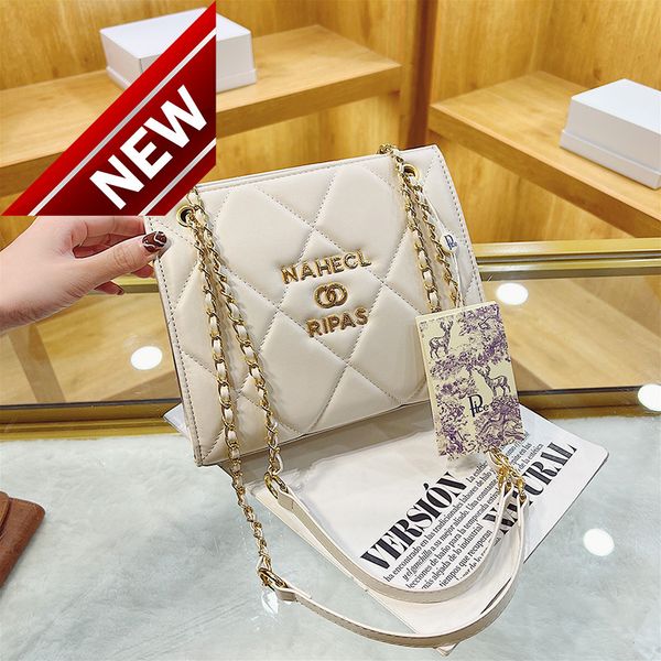 

trendy wholesale new high texture large capacity daling lattice shoulder women's fashion chain ladies bags