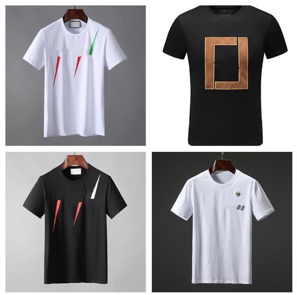 

new mens women designers t shirt fashion men s casual t shirts man clothing street designer shorts sleeve 2021 clothes tshirts, White;black