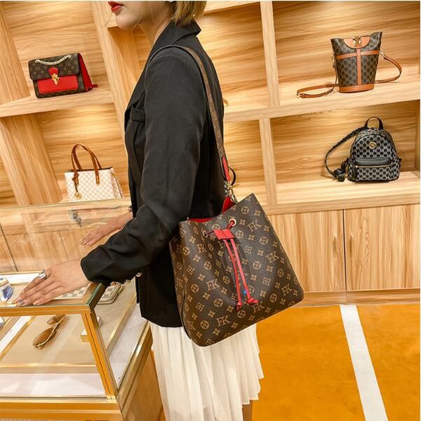 

hbp classic wallet bucket womens large capacity tote brow handbag ladies leather crossbody bag shoulder baga totes fashion the bags brown re