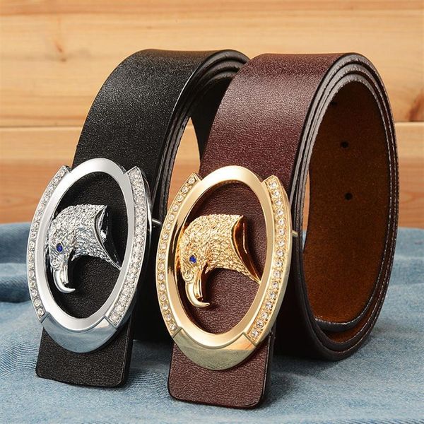 

men belt cow genuine leather designer belts men cinto masculino fashion male strap for jaens251p, Black;brown