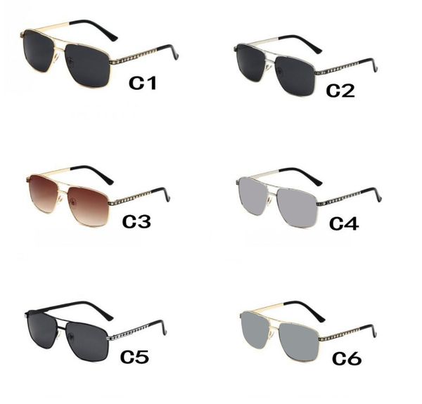 

10pcs summer woman metal uv fashion sunglasses driving sun glasess men rimless rectangle man beach cycling glasses gradient color 6colors ey, White;black