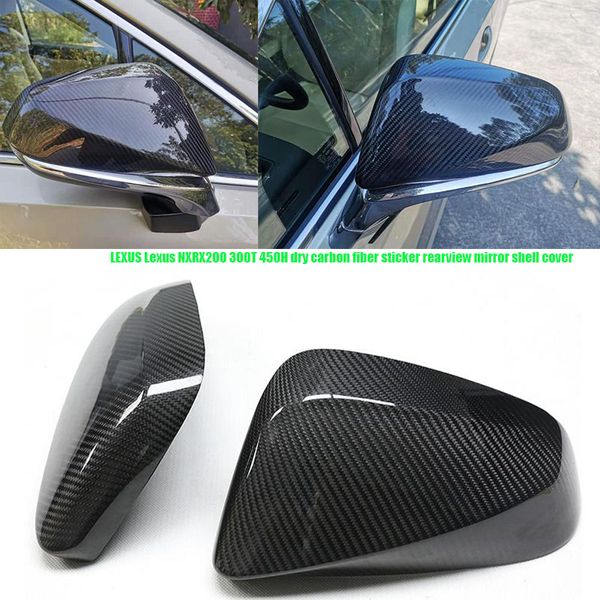 

lexus-nxrx200 300t/450h dry carbon fiber stick rearview mirror shell cover