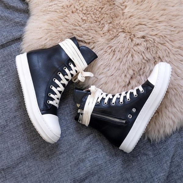 

fashion black 44 chaussure femme women sneakers zipper canvas casual shoes woman spring ladies shoe 220804