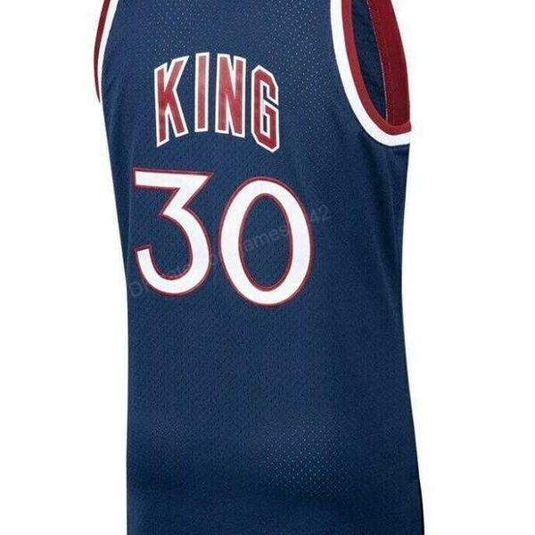 Nikivip Custom #30 Bernard King Mitchell Ness Basketball Jersey Men's All Cucited qualsiasi dimensione 2xs-3xl 4xl 5xl Nome o numero