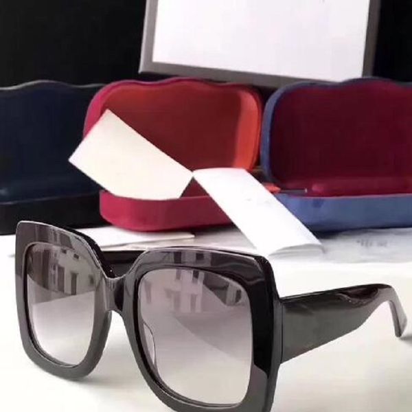 

brand designer sunglasses for women shiny crystal design square fashion big frame lady sun glasses uv400 lens with retail case, White;black