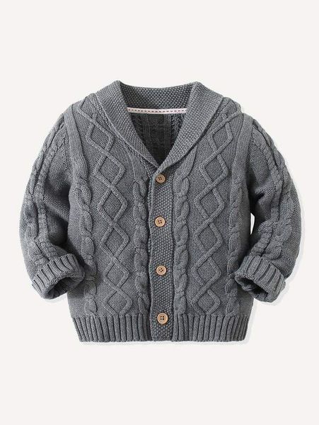 

toddler boys cable knit cardigan she02, Blue